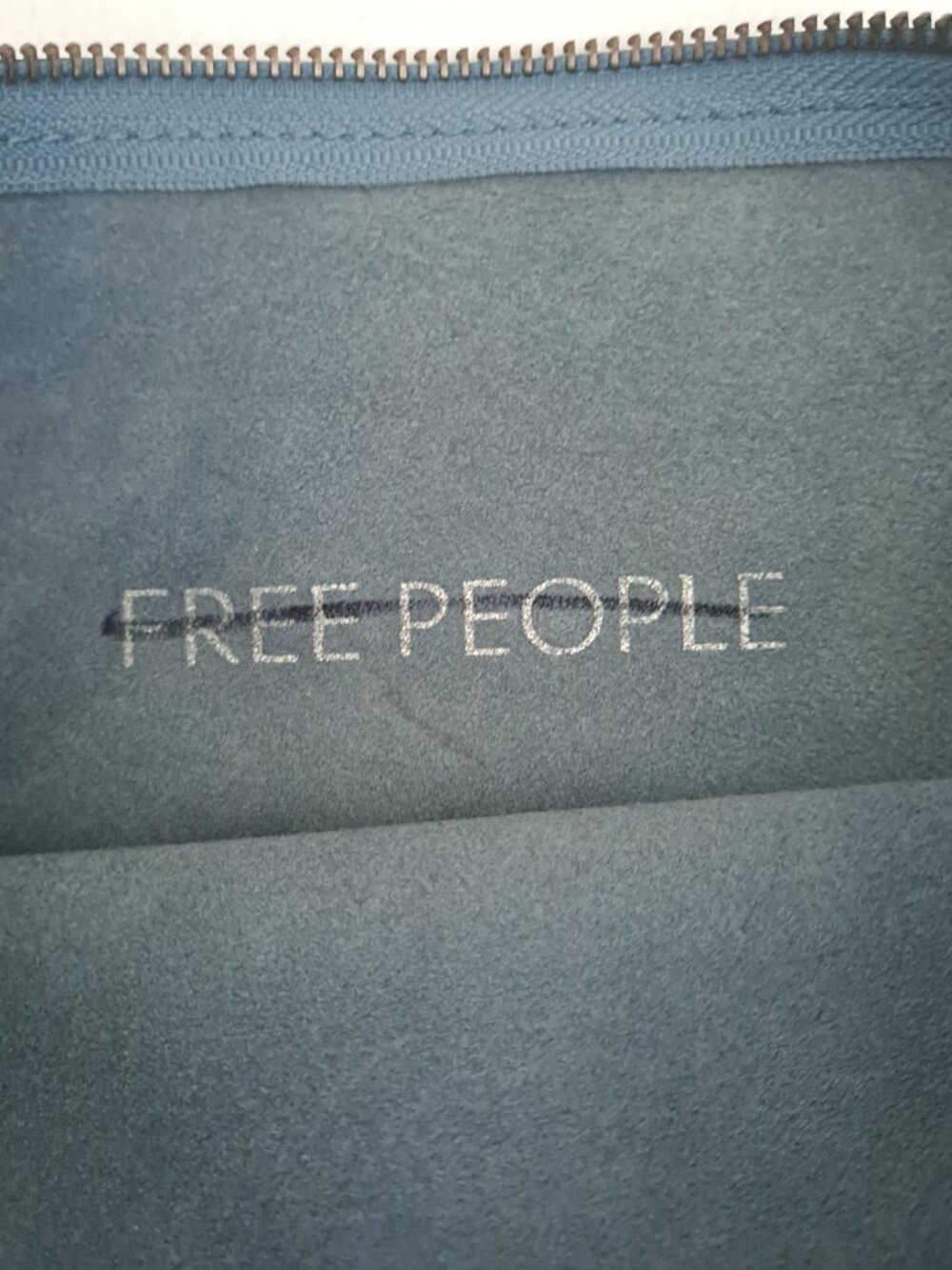 Free People suede leather zip pouch - Picture 9 of 15